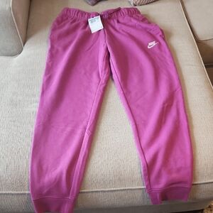 Nike Womens Fuchsia Joggers